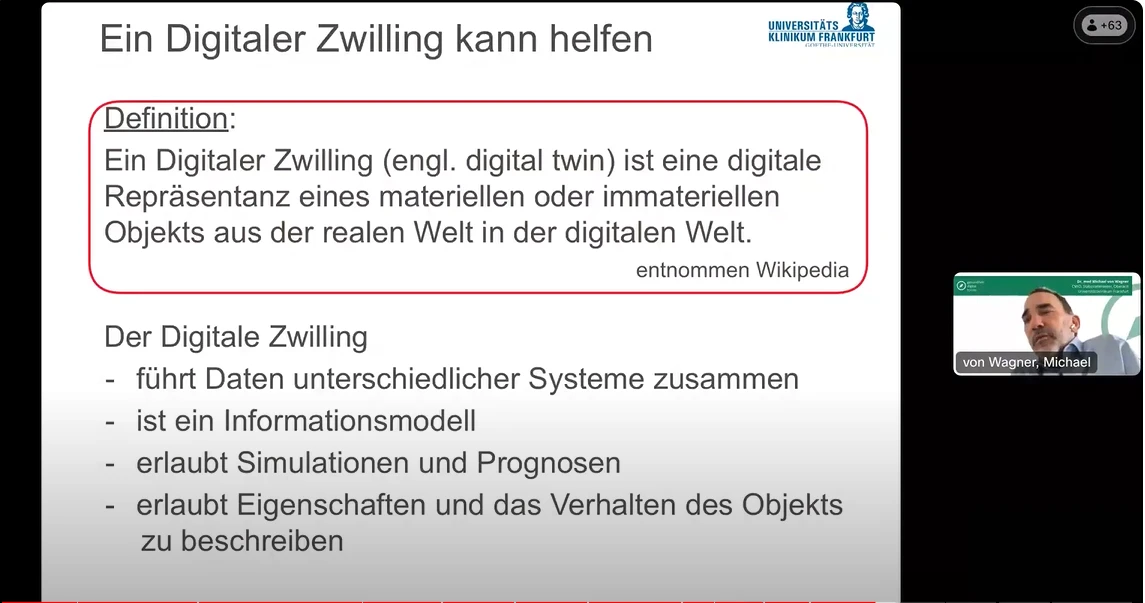 Pr&auml;sentationsfolie ,,Ein Digitaler Zwilling kann helfen"