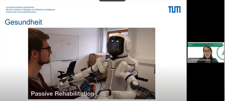 Bild mit Mensch und Roboter
