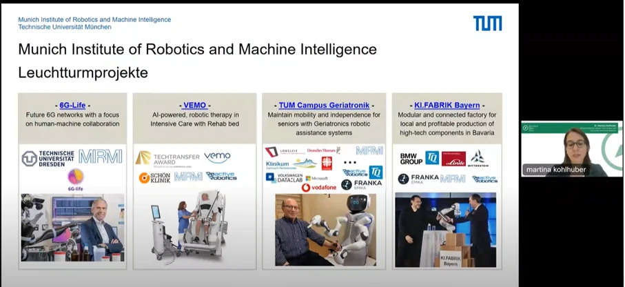 Übersicht Munich Institute of Robotics and Machine Intelligence
