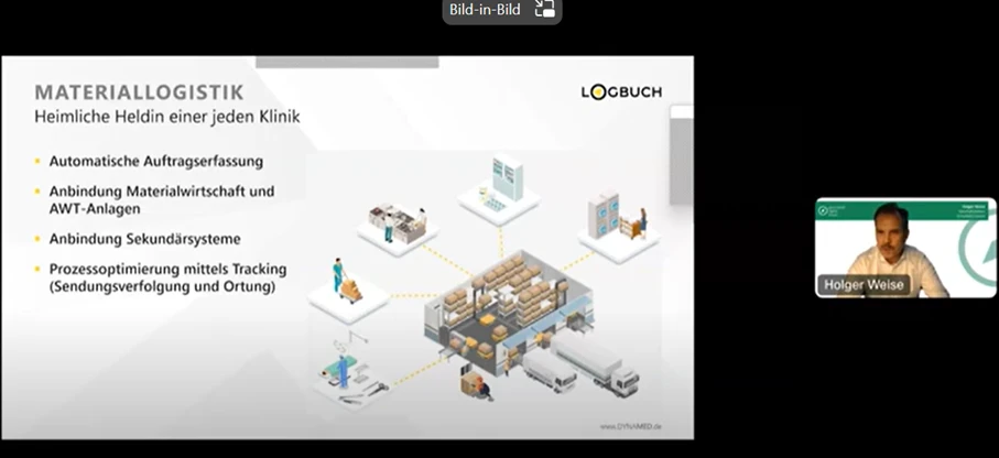 Pr&auml;sentationsfolien ,,Materiallogistik"