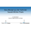 Pr&auml;sentationsfolie ,,Das eRezept aus der Sicht der haus&auml;rztlichen Praxis"